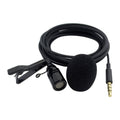NNEIDS Clip-On Lavalier Microphone For Mobile Phones - 1.2M - Black