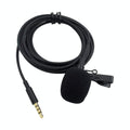 NNEIDS Clip-On Lavalier Microphone For Mobile Phones - 2.5M - Black