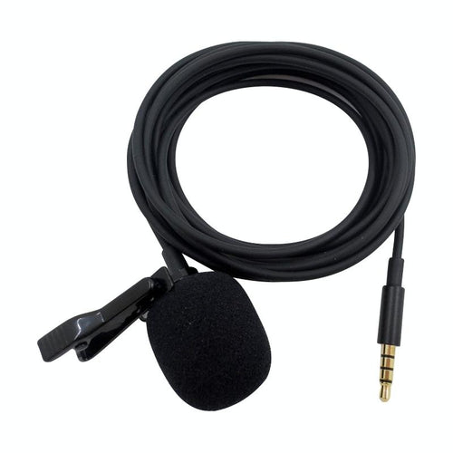 NNEIDS Clip-On Lavalier Microphone For Mobile Phones - 2.5M - Black